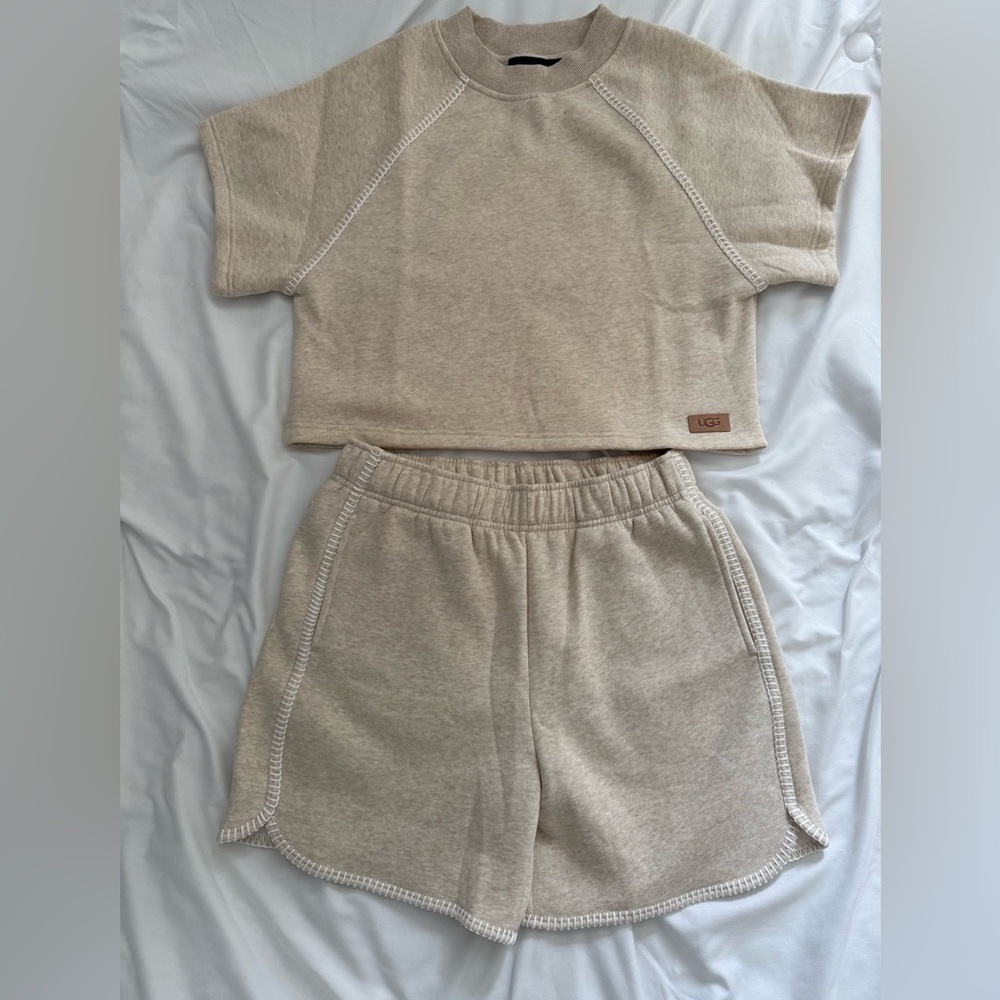 UGG Classic Short Sleeve Crewneck and Shorts  - NWOT
